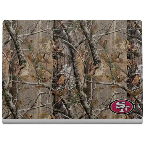 NFL San Francisco 49ers Realtree AP Camo Surface Book 2 13.5in Skin