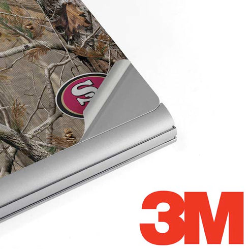 NFL San Francisco 49ers Realtree AP Camo Surface Book 2 13.5in Skin