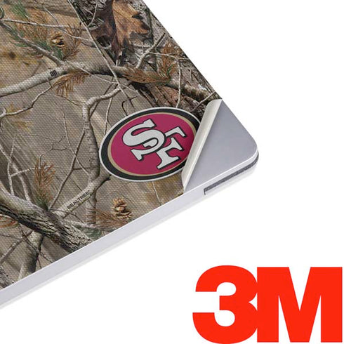 NFL San Francisco 49ers Realtree AP Camo Surface Laptop 3 13.5in Skin