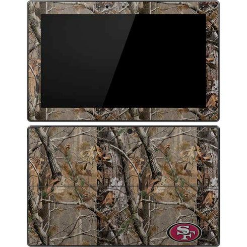 NFL San Francisco 49ers Realtree AP Camo Surface Pro Tablet Skin