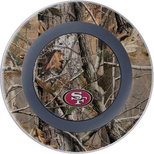 NFL San Francisco 49ers Realtree AP Camo Wireless Charger Skin