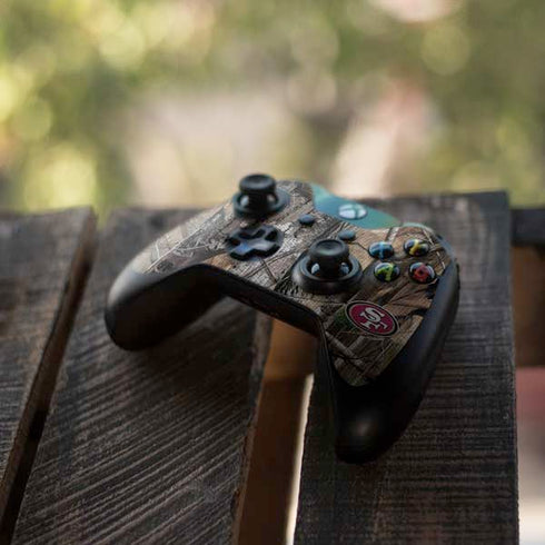 NFL San Francisco 49ers Realtree AP Camo Xbox One Controller Skin