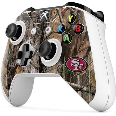NFL San Francisco 49ers Realtree AP Camo Xbox One S Controller Skin