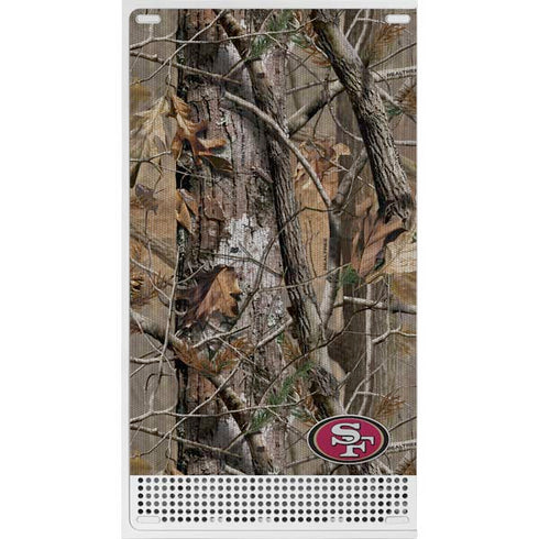 NFL San Francisco 49ers Realtree AP Camo Xbox Series S Console Skin