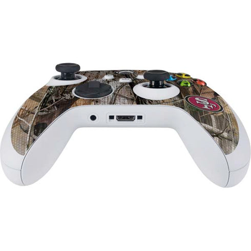 NFL San Francisco 49ers Realtree AP Camo Xbox Series S Controller Skin