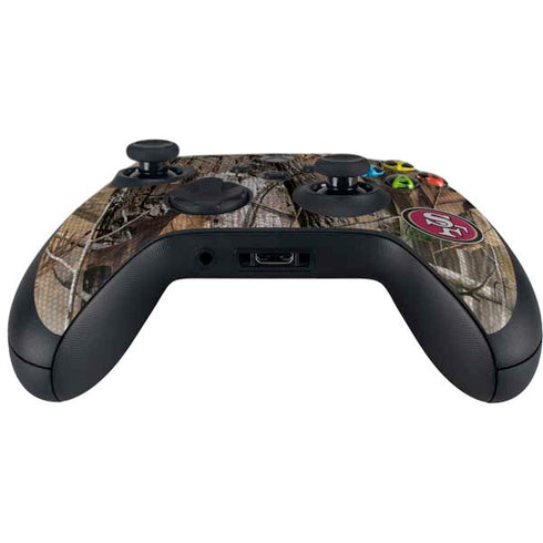 NFL San Francisco 49ers Realtree AP Camo Xbox Series X Controller Skin