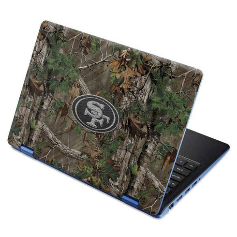 NFL San Francisco 49ers Realtree Xtra Green Camo Aspire R11 11.6in Skin