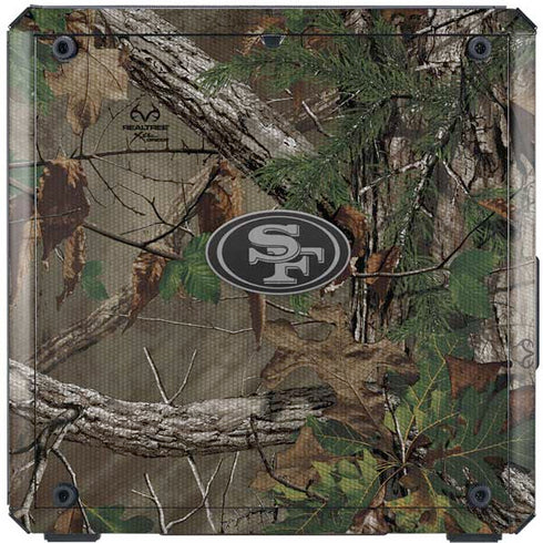 NFL San Francisco 49ers Realtree Xtra Green Camo Cooler Master MasterBox Q300L Mini Tower Skin