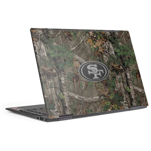 NFL San Francisco 49ers Realtree Xtra Green Camo HP Envy Skin