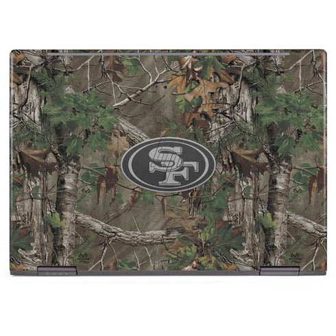 NFL San Francisco 49ers Realtree Xtra Green Camo HP Envy Skin