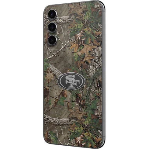 NFL San Francisco 49ers Realtree Xtra Green Camo Galaxy A14 5G Skin