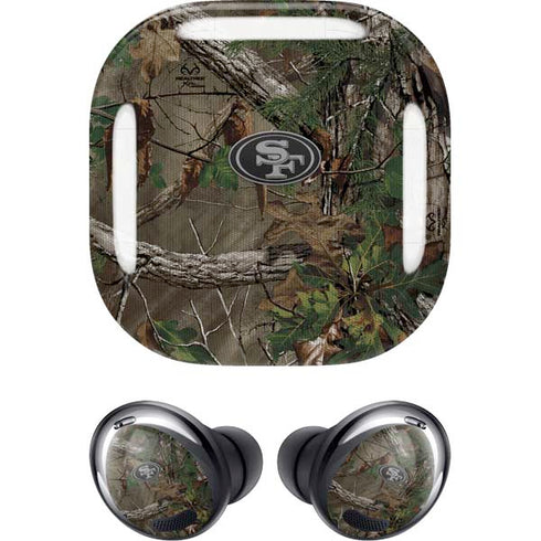 NFL San Francisco 49ers Realtree Xtra Green Camo Galaxy Buds Pro Skin