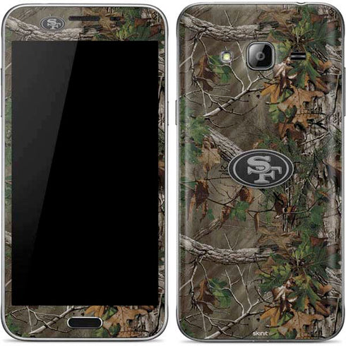 NFL San Francisco 49ers Realtree Xtra Green Camo Galaxy J3 Skin
