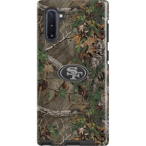 NFL San Francisco 49ers Realtree Xtra Green Camo Galaxy Note 10 Pro Case