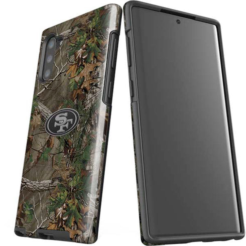 NFL San Francisco 49ers Realtree Xtra Green Camo Galaxy Note 10 Pro Case