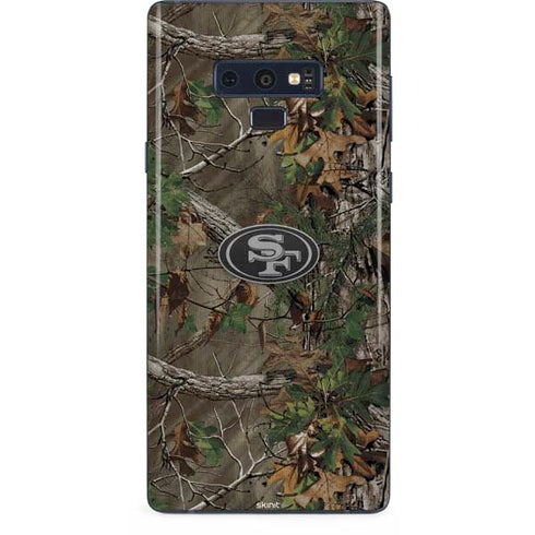 NFL San Francisco 49ers Realtree Xtra Green Camo Galaxy Note 9 Skin