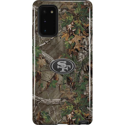 NFL San Francisco 49ers Realtree Xtra Green Camo Galaxy Note20 5G Pro Case