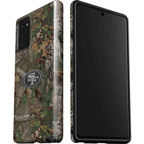 NFL San Francisco 49ers Realtree Xtra Green Camo Galaxy Note20 5G Pro Case