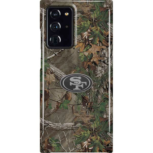 NFL San Francisco 49ers Realtree Xtra Green Camo Galaxy Note20 Ultra 5G Lite Case