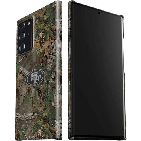 NFL San Francisco 49ers Realtree Xtra Green Camo Galaxy Note20 Ultra 5G Lite Case