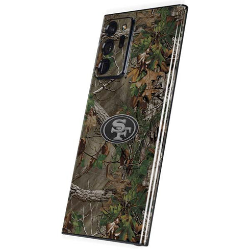 NFL San Francisco 49ers Realtree Xtra Green Camo Galaxy Note20 Ultra 5G Skin