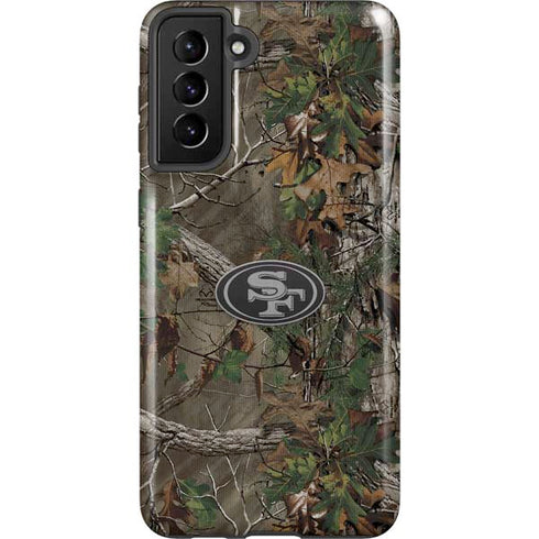 NFL San Francisco 49ers Realtree Xtra Green Camo Galaxy S21 Plus 5G Pro Case