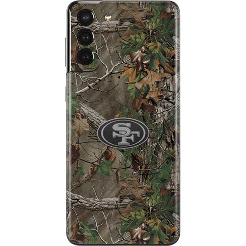 NFL San Francisco 49ers Realtree Xtra Green Camo Galaxy S21 Plus 5G Skin