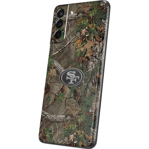 NFL San Francisco 49ers Realtree Xtra Green Camo Galaxy S21 Plus 5G Skin