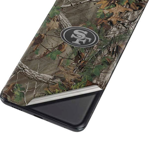 NFL San Francisco 49ers Realtree Xtra Green Camo Galaxy S21 Plus 5G Skin