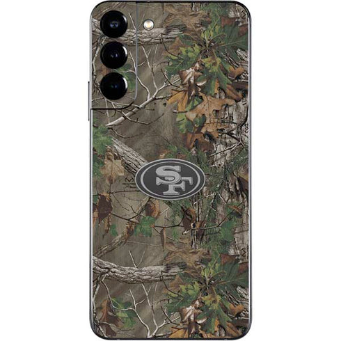 NFL San Francisco 49ers Realtree Xtra Green Camo Galaxy S22 Plus Skin