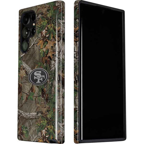 NFL San Francisco 49ers Realtree Xtra Green Camo Galaxy S22 Ultra Pro Case