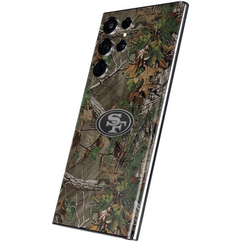 NFL San Francisco 49ers Realtree Xtra Green Camo Galaxy S22 Ultra Skin