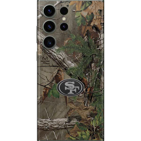 NFL San Francisco 49ers Realtree Xtra Green Camo Galaxy S23 Ultra Skin