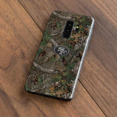 NFL San Francisco 49ers Realtree Xtra Green Camo Galaxy S9 Plus Skin