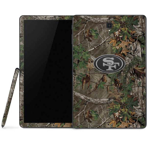 NFL San Francisco 49ers Realtree Xtra Green Camo Samsung Galaxy Tab Skin