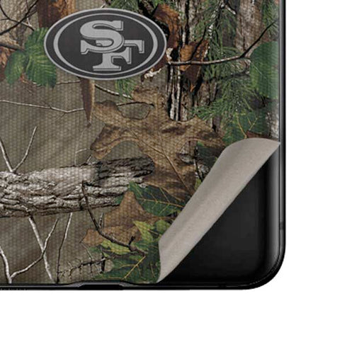 NFL San Francisco 49ers Realtree Xtra Green Camo Galaxy Z Flip Skin