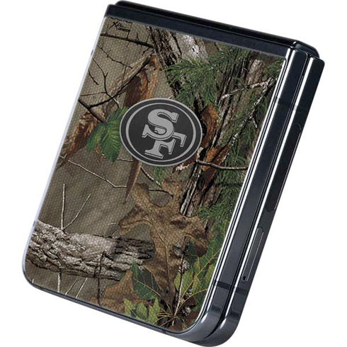 NFL San Francisco 49ers Realtree Xtra Green Camo Galaxy Z Flip5 5G Skin