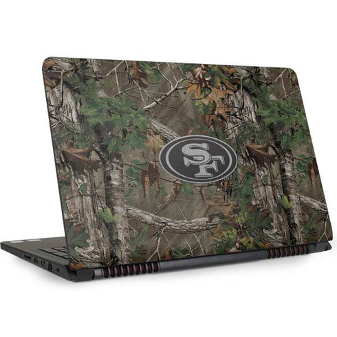 NFL San Francisco 49ers Realtree Xtra Green Camo Dell Inspiron Skin