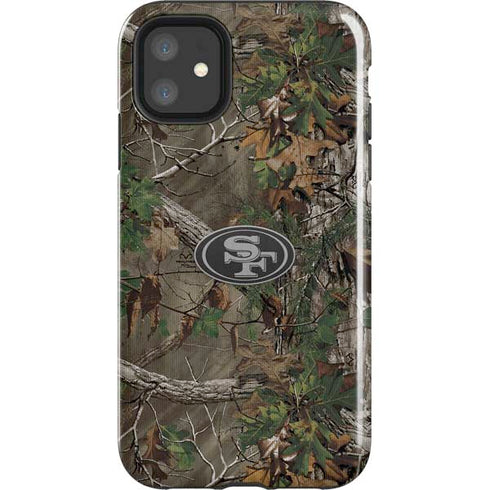 NFL San Francisco 49ers Realtree Xtra Green Camo iPhone 11 Impact Case