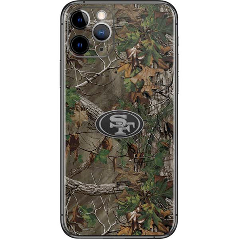 NFL San Francisco 49ers Realtree Xtra Green Camo iPhone 11 Pro Skin