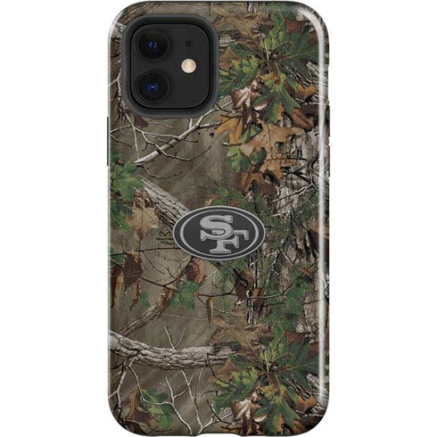 NFL San Francisco 49ers Realtree Xtra Green Camo iPhone 12 Impact Case
