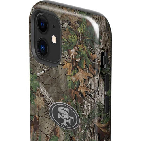 NFL San Francisco 49ers Realtree Xtra Green Camo iPhone 12 Impact Case
