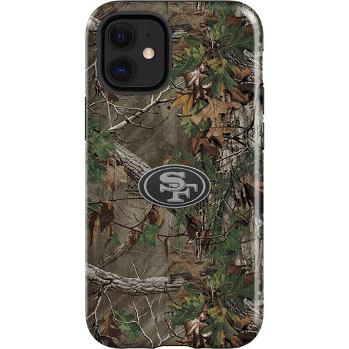 NFL San Francisco 49ers Realtree Xtra Green Camo iPhone 12 Mini Impact Case