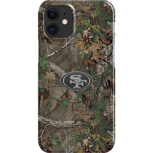 NFL San Francisco 49ers Realtree Xtra Green Camo iPhone 12 Mini Lite Case