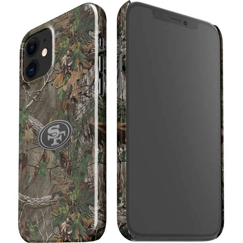 NFL San Francisco 49ers Realtree Xtra Green Camo iPhone 12 Mini Lite Case