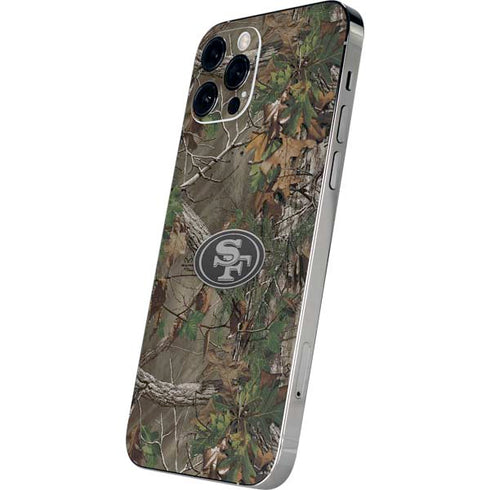 NFL San Francisco 49ers Realtree Xtra Green Camo iPhone 12 Pro Max Skin