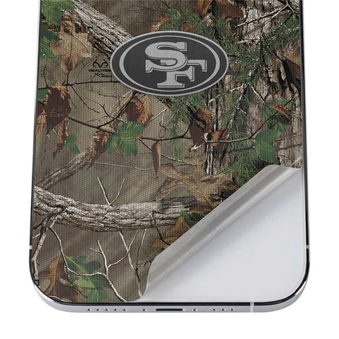 NFL San Francisco 49ers Realtree Xtra Green Camo iPhone 12 Pro Skin