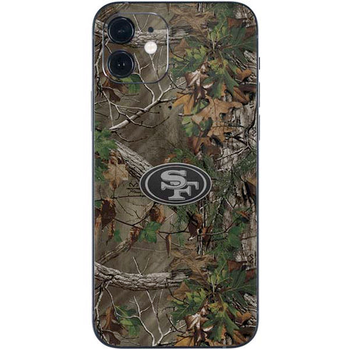 NFL San Francisco 49ers Realtree Xtra Green Camo iPhone 12 Skin