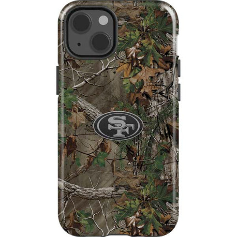 NFL San Francisco 49ers Realtree Xtra Green Camo iPhone 13 Impact Case