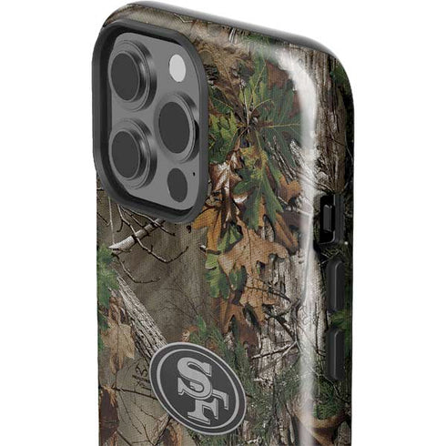 NFL San Francisco 49ers Realtree Xtra Green Camo iPhone 13 Pro Max Impact Case